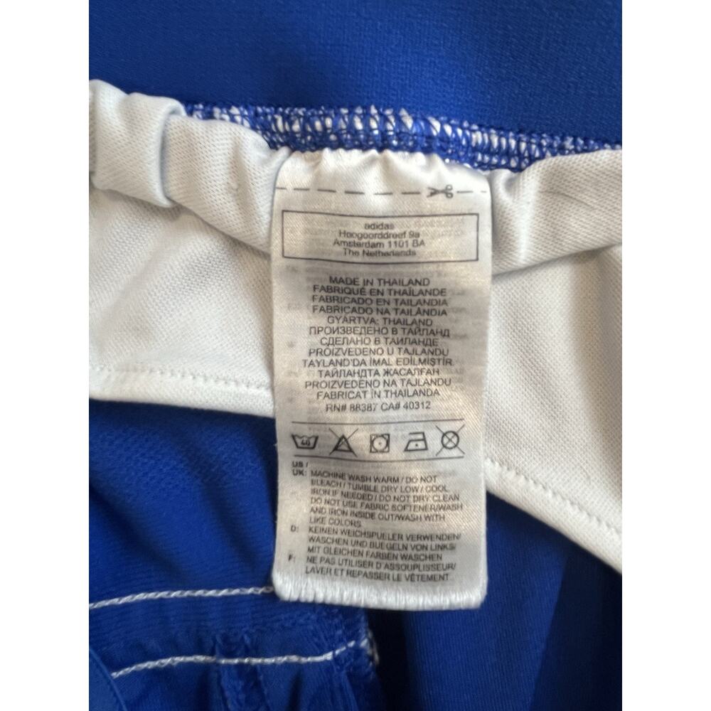 adidas AEROREADY Men's Blue/White Athletic Shorts Elastic Waist Solid L - Picture 7 of 12